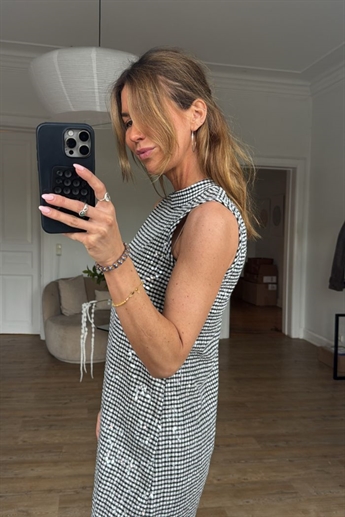 Kai short dress, Bright white